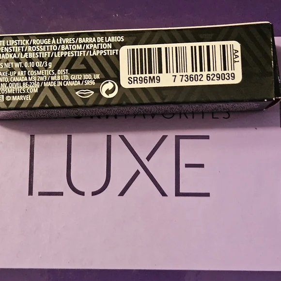 MAC X Black Panther “Dora Milaje” Matte Lipstick Blue-Toned Red, RARE, NIB